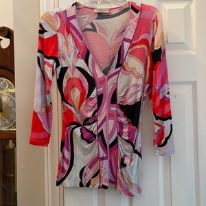 Super sexy mod/contemporary Emilio Pucci knit top